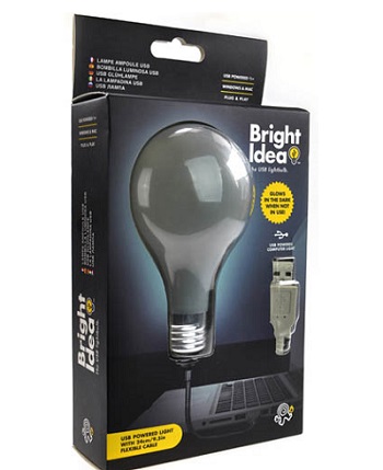BRIGHT IDEA Bombilla De Luz Por USB 24 Cms